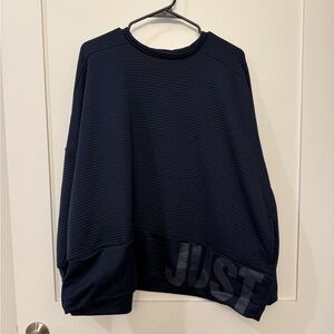 Nike Dri-Fit Cropped Pullover - Navy